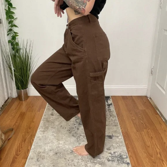 Chocolate Brown Cargo Pants